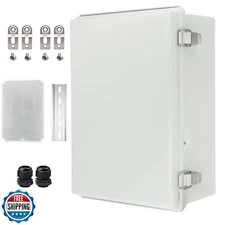 Waterproof Electrical Box with Mounting Plate, IP67 Junction Box 