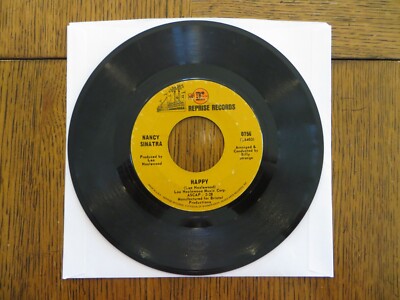 Nancy Sinatra   Happy / Nice 'N Easy - 1968 - Reprise Records 0756 7'' Single