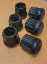 Reinforced 1-1/4'' Heavy Duty Rubber Tip for Canes/Crutches/Walkers/Chairs Etc.