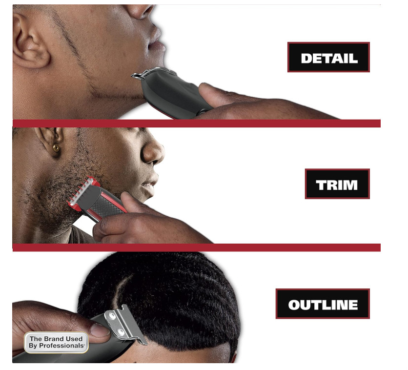 Wahl Edge Pro Beard Trimmer for Men, Corded Detailer Kit, Model 9686-300