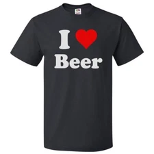 I Love Beer T shirt I Heart Beer