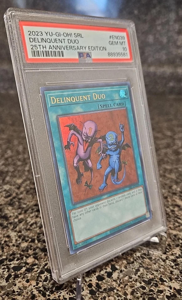 PSA 10 GEM MINT Delinquent Duo SRL-EN039 Yu-Gi-Oh! Spell Ruler 25th Anniversary - Image 3 of 4
