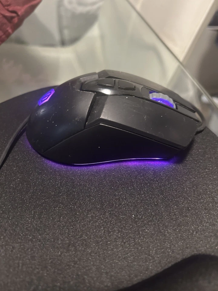 CyberPower PC Elite M1-131 Gaming Mouse Wired Optical LED Weighted USB - Image 2 of 4