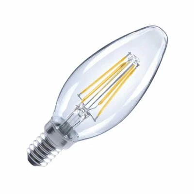 2 x Ampoules Osram flamme LED filament 4W E14 220-240v 2.700k 430 lumens - Photo 1/2