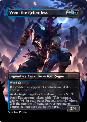 Vren, the Relentless - High Quality Altered Art Custom Cards