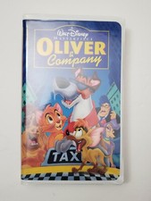OLIVER AND COMPANY VHS, 1996 - Walt Disney Masterpiece Collection - Clamshell