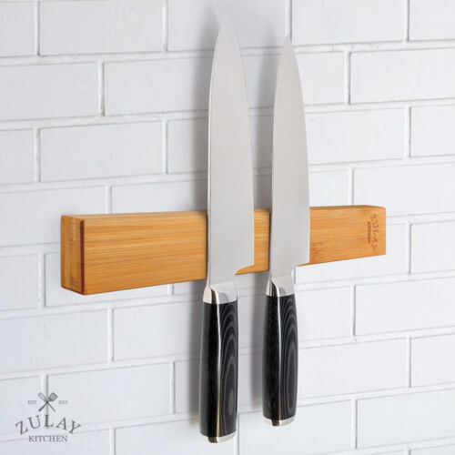 Bamboo Magnetic Knife Bar - Picture 2 of 6