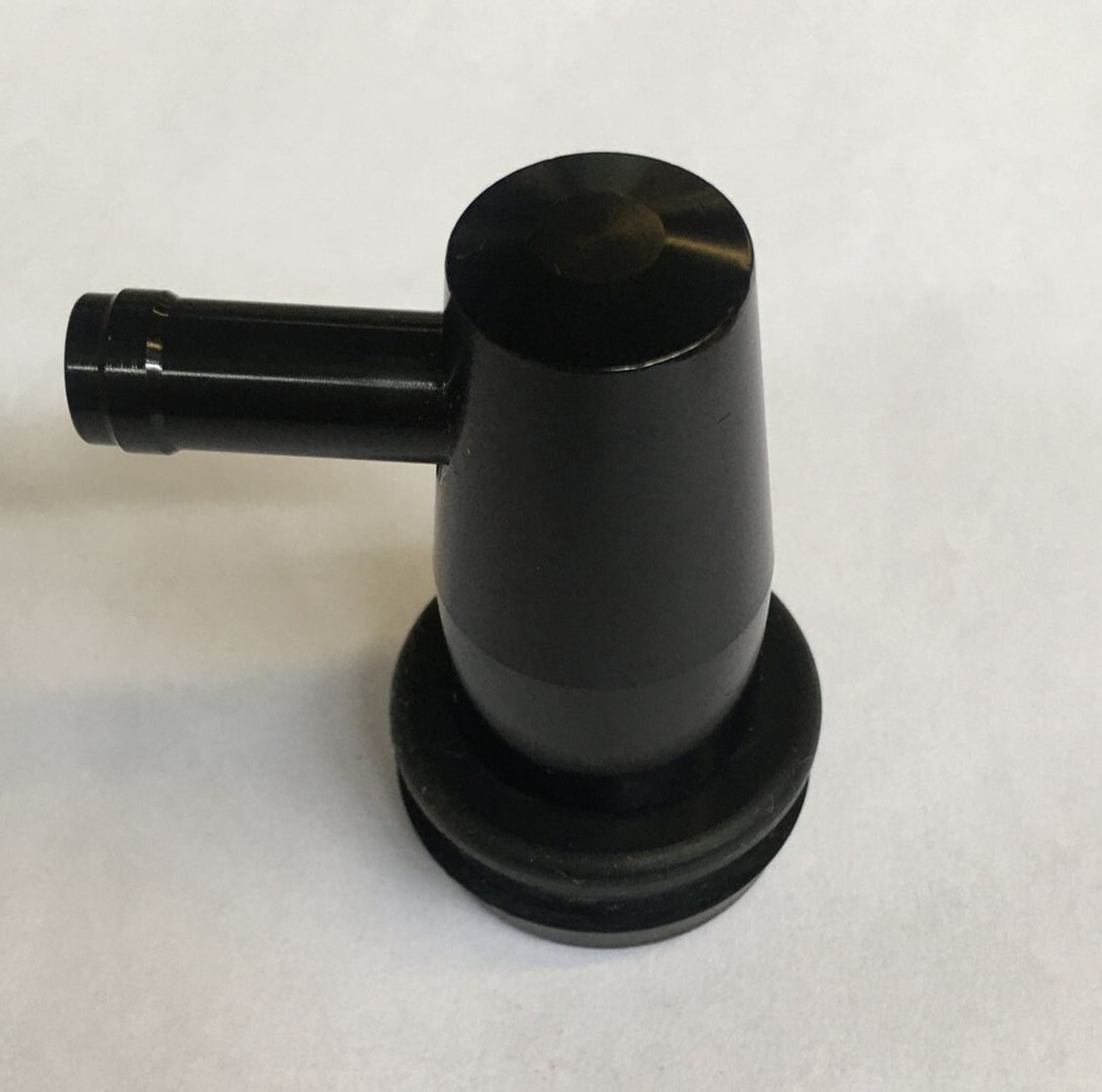 Mini PCV Valve Cover Tube BLACK Aluminum Breather For Chevy Ford eBay