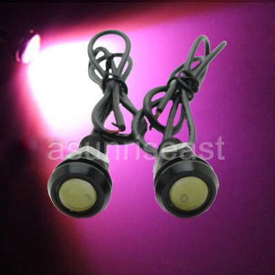 10 x Pink DC12V 3W Eagle Eye LED Daytime Running DRL Backup Light Car Auto Lamp
