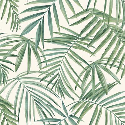 Arthouse Palm Leaves Tapete Tropical Akzentwand Leaf Botanical Grün 923909