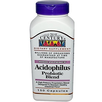 21st Century Acidophilus Probiotic Blend Capsules, 150 Ct (9 Pack)