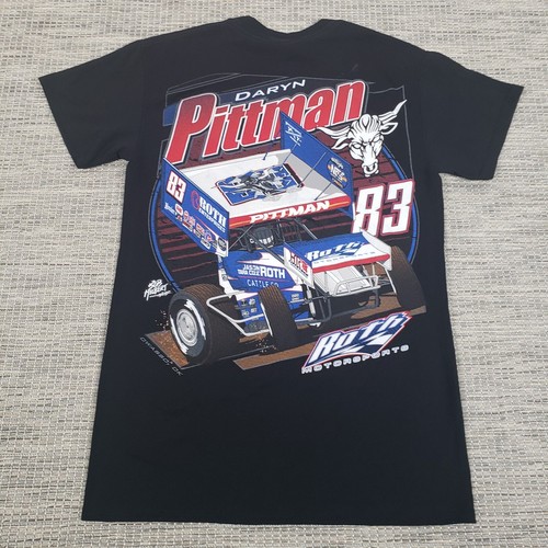 Daryn Pittman Racing Car Shirt #83 Roth Enterprises Owasso Oklahoma Size Small