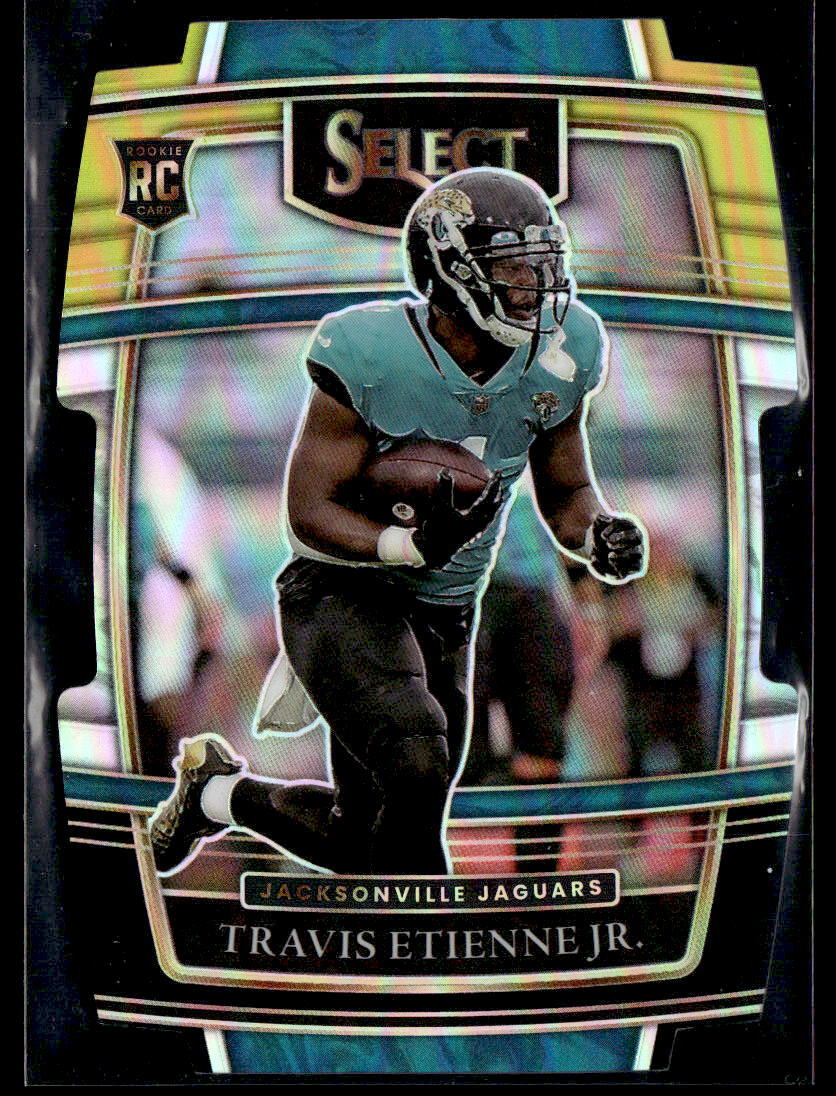 2021 Select TRAVIS ETIENNE JR. #54 RC Silver Prizm Die Cut JACKSONVILLE JAGUARS