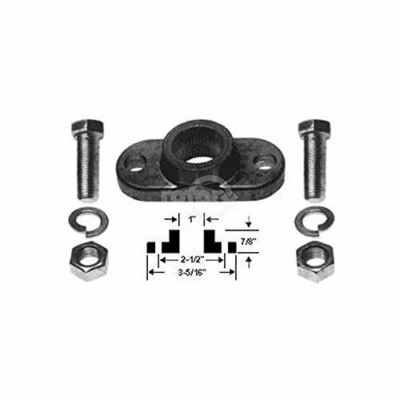 Rotary Corp Adapter Montageklinge 1'' MTD verzahnt