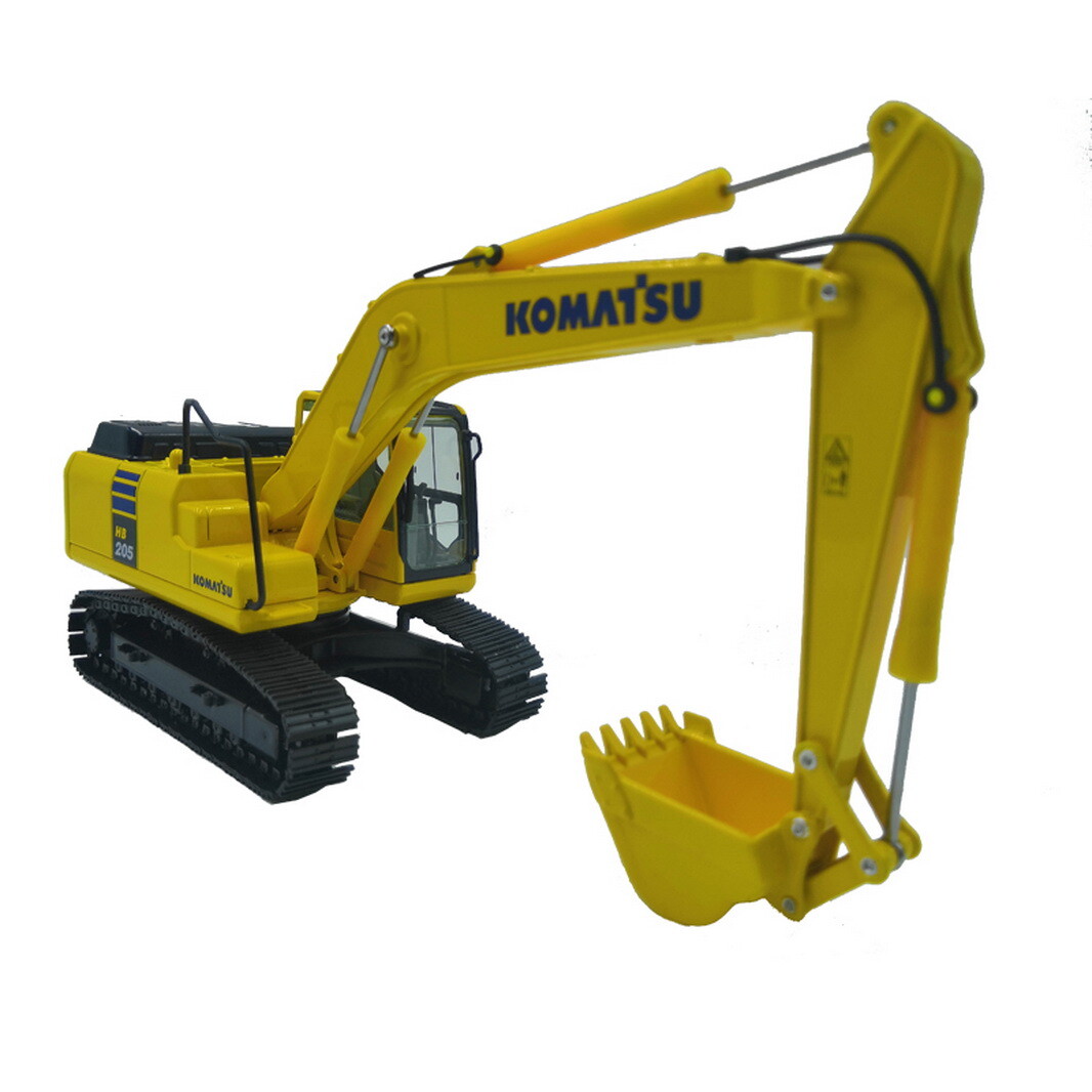 コマツ KOMATSU HB205-2 1/50 Scale KOMATSU HB205-2 Excavator Metal Tracks Diecast