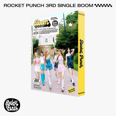 ROCKET PUNCH BOOM 3rd Single Album LIKE CD+4 Index Karte+41 Foto Karte+Sticker