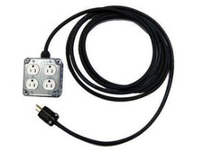 CBI Quad Duplex Box QB-M-100 w/ 4 AC Outlets ...