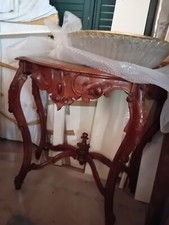 Antica Consolle In Legno  Epoca Luigi Filippo Metà /Fine 800 In Noce