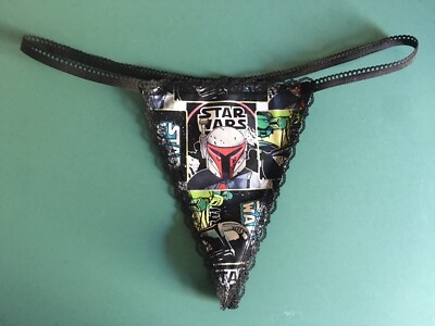 Womens STAR WARS  MANDALORIAN Gstring Thong Space Movie Sexy Underwear