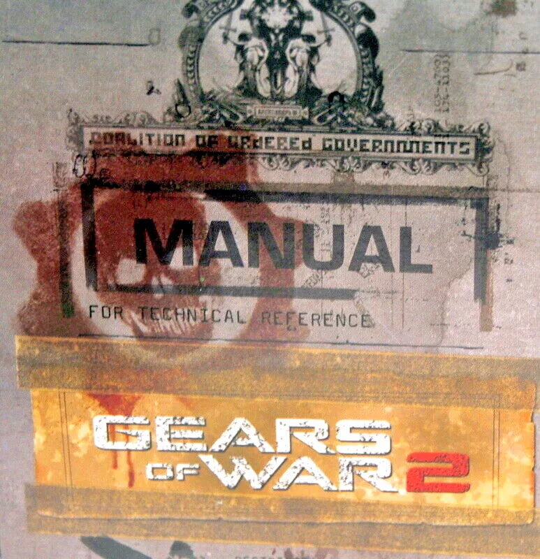 2 XBOX 360 GAMES GEARS OF WAR 1 COMPLETE & GEARS OF WAR 3 W/ STICKERS NO  MANUAL