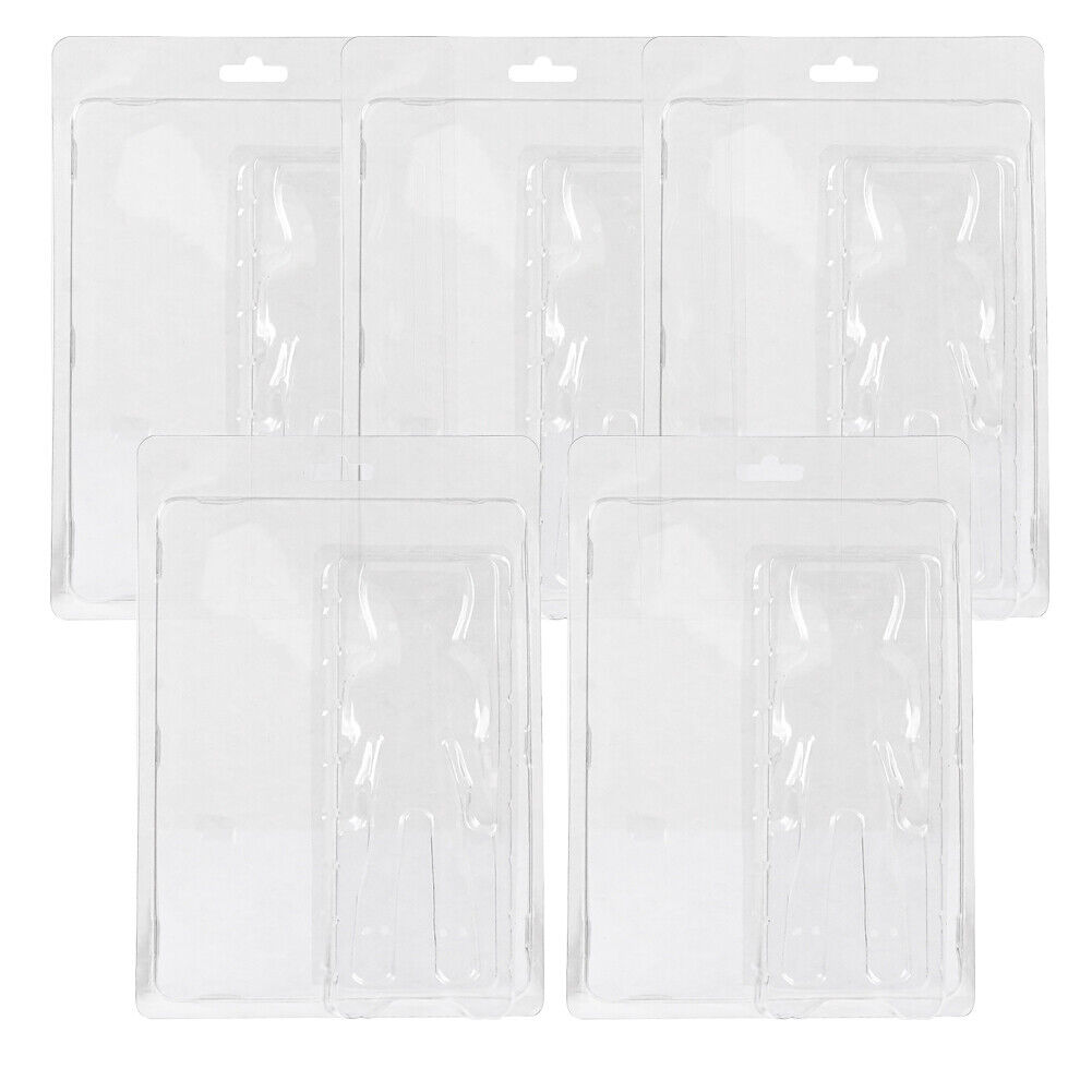 Set of 5 Plastic Resealable Clamshell Blister Pack for Custom 8 Inch Figures