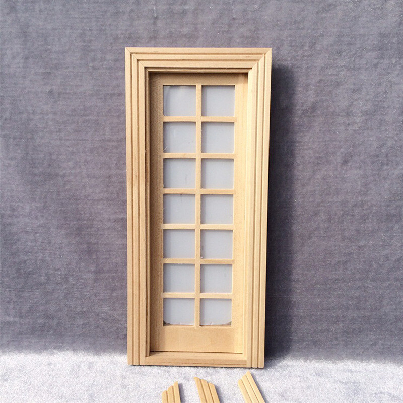 1/12 Scale Dollhouse Miniatures Furniture Plain Lattice Door