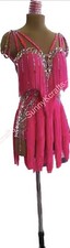 Tassel Latin Dance Dress Clothing Salsa Costume Ballroom Competition SMOOTH
