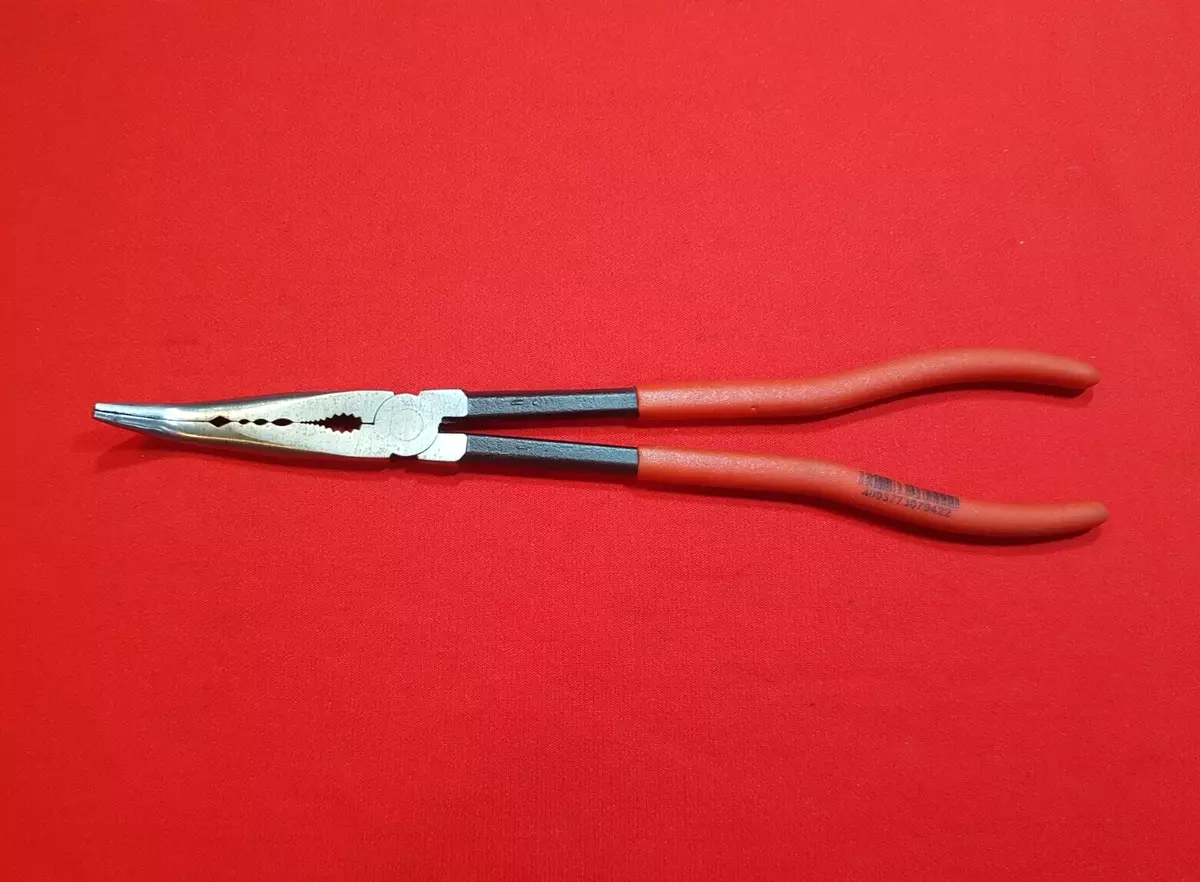 Bent long 2025 nose pliers