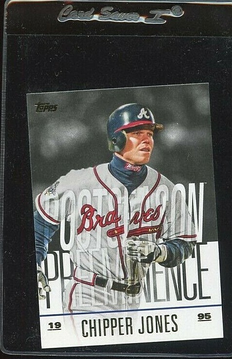 未開封品 TOPPS MLBカード LUMINARIES CHIPPER JONES ATLANTA BRAVES 06/15 #HRK-CJ 送料無料 中古 IT1 2018 TOPPS POSTSEASON PREEMINENCE #PO-9 CHIPPER JONES HOF ATLANTA