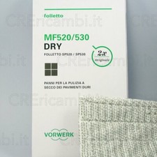 VORWERK 2 Panni Pulizia Secco Pavimenti MF520 530 Folletto SP520 SP530