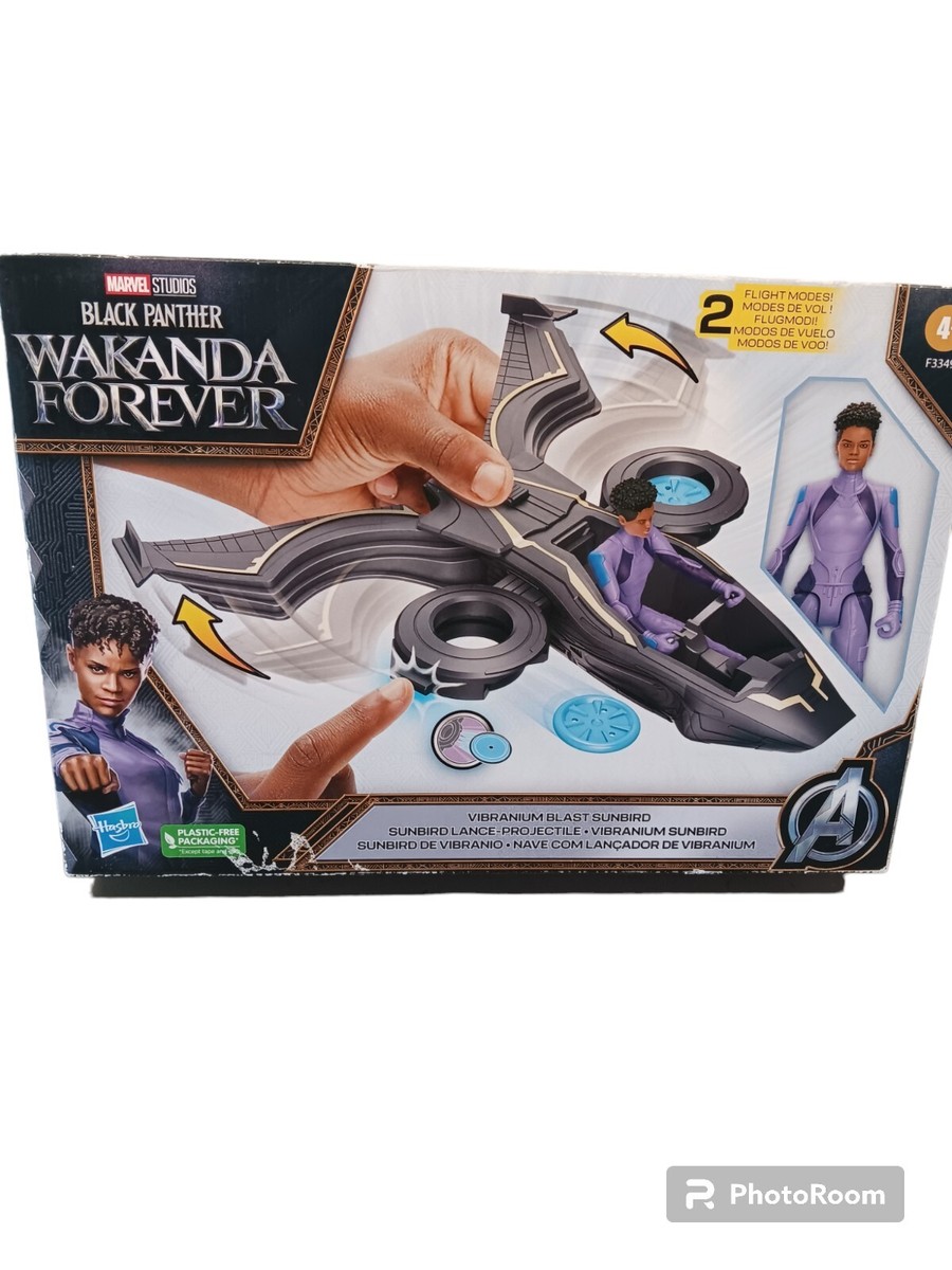 Marvel Black Panther Wakanda Forever Vibranium Blast Sunbird Jet 