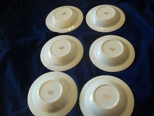 Pope Gosser " FLORENCE " Pink Rose Lot of (5 ) Small Dessert / Sauce Bowls - Picture 6 of 7