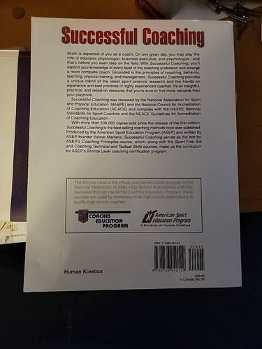 Successful Coaching by Rainer Martens 2004, Trade Paperback - Picture 2 of 5