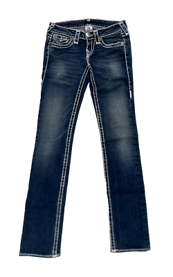 True Religion 'BILLY SUPER T' Iconic Super T Stitch Blue Jeans