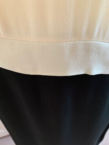 Day Birger short sleeve dress UK 12 /M. Cream,black & gold, cost £200, VGC. - Picture 6 of 13