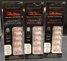 Sally Hansen Perfect Manicure Salon Effect SQ041 What a Star - 24 Ct. Qty 3