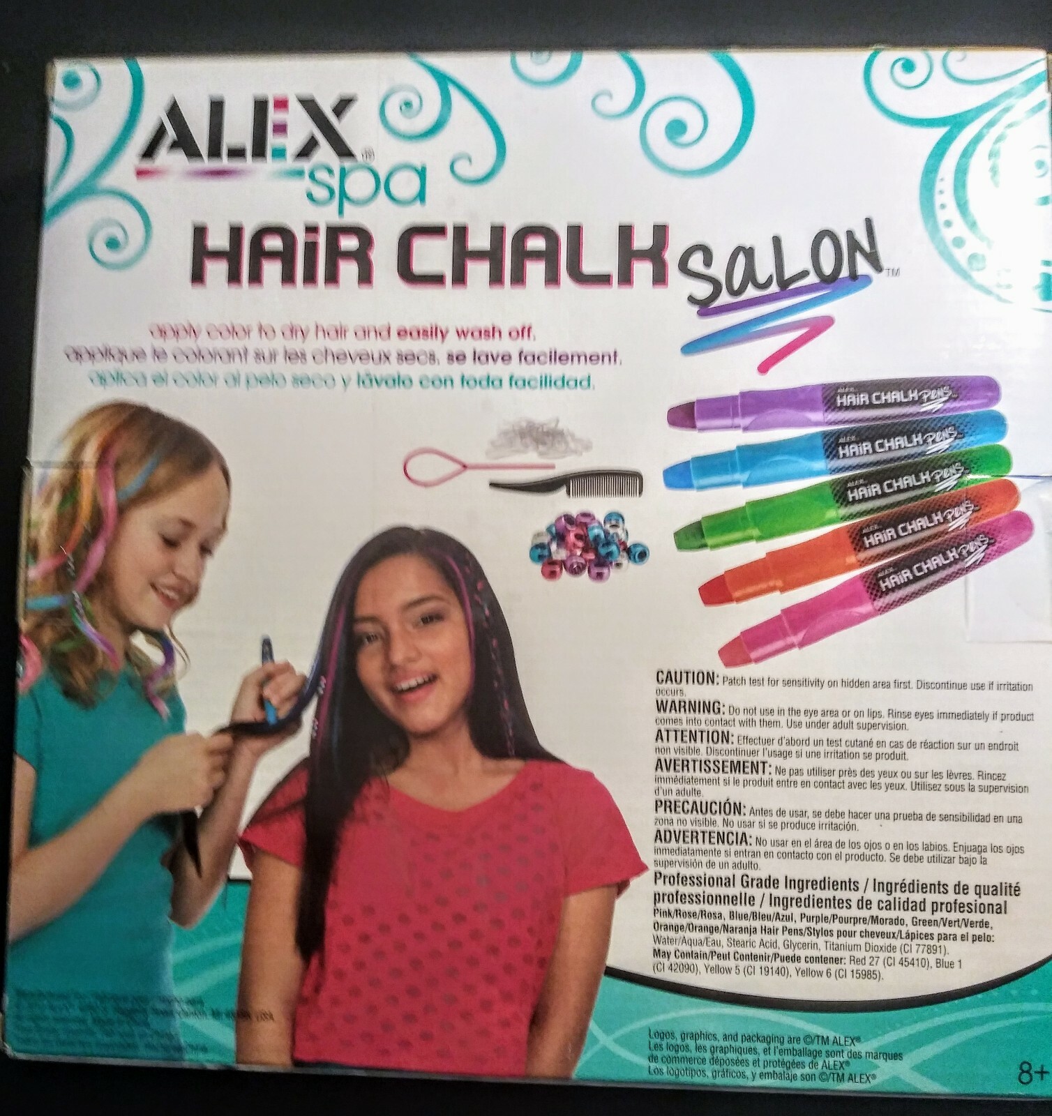 Children's Alex Spa Hair Chalk Salon Pretty Awesome NEW Free Shipping