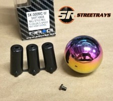 Nrg Shift Knob Ball Style Neochrome Neo Chrome Heavy Weight Universal 5-speed