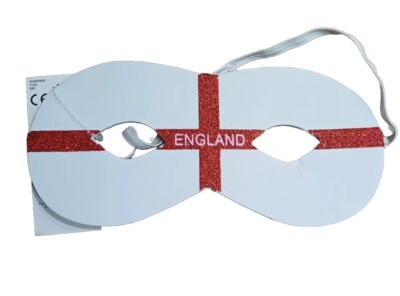 ENGLAND WM 2024 FOOTBALL SUPPORTERS KOPF AUGENMASKE RUGBY SECHS NATIONEN GESCHENK