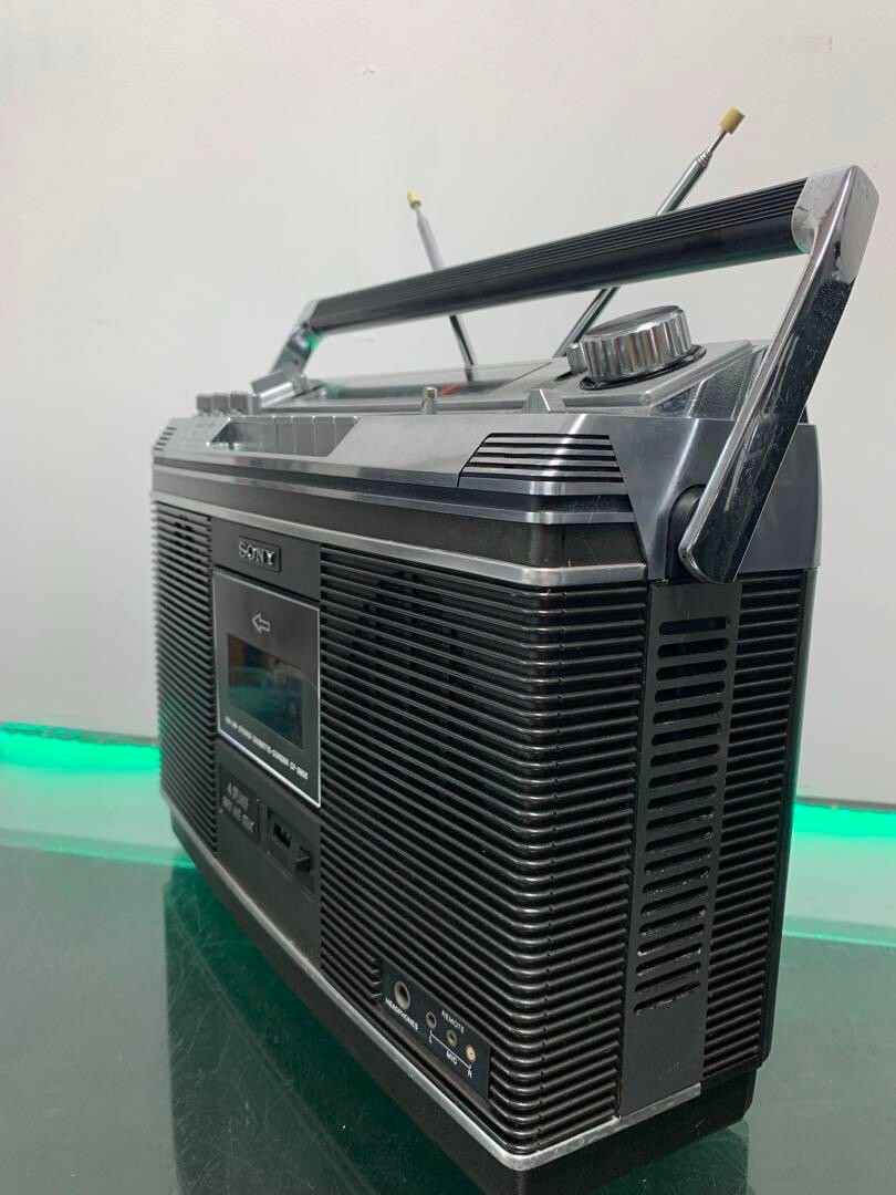 Sony CF-3800 Radio Cassette Player FM AM Working Instruction Rare