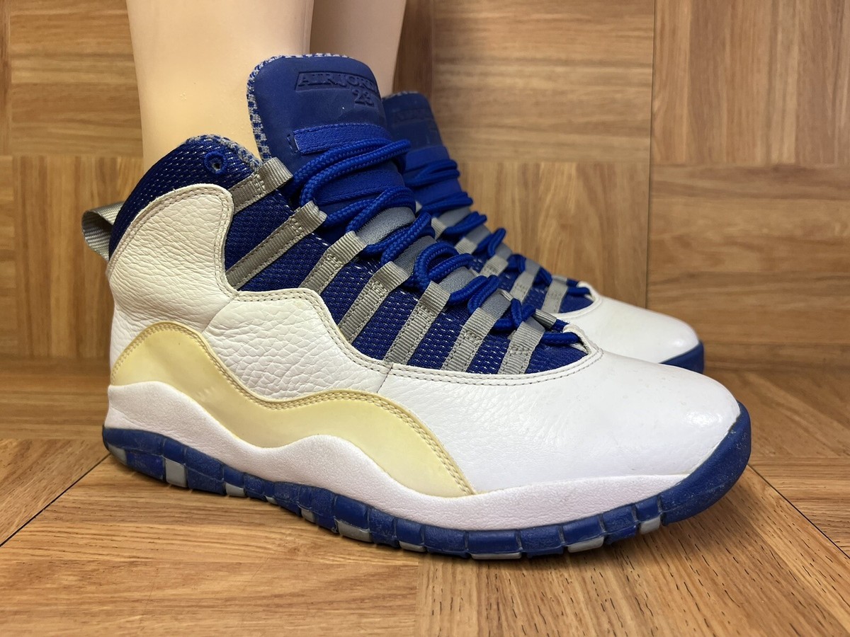 RARE🔥 Sz 8.5 - Nike Air Jordan X 10 Retro TXT Old Royal 2012