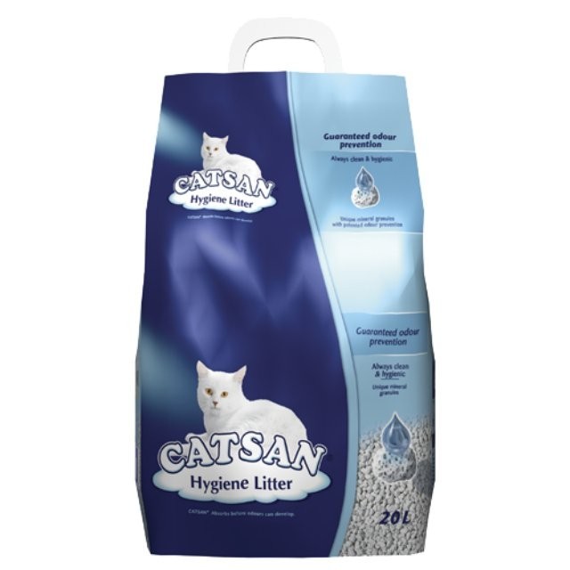 Catsan 20L Hygiene Lasting Odour Protection Hygienic Cat & other animal litter