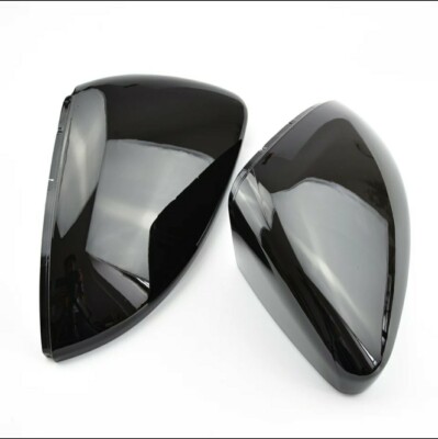 Coques De Rétroviseurs Pour Ford Fiesta MK7 2008-2017 - Finition Noire Brillante - Paire Complète