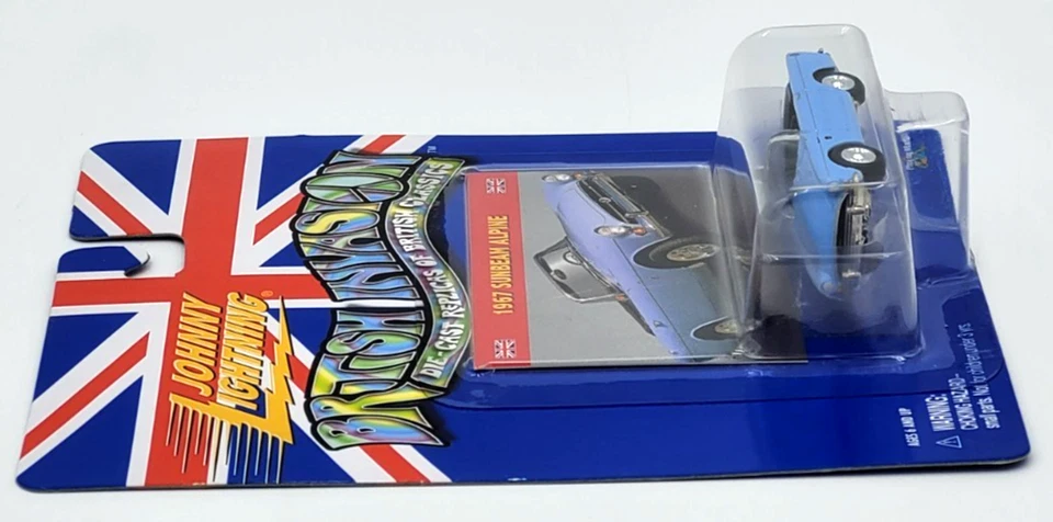 2000 Johnny Lightning British Invasion 1967 Sunbeam Alpine Blue - Image 3 of 4