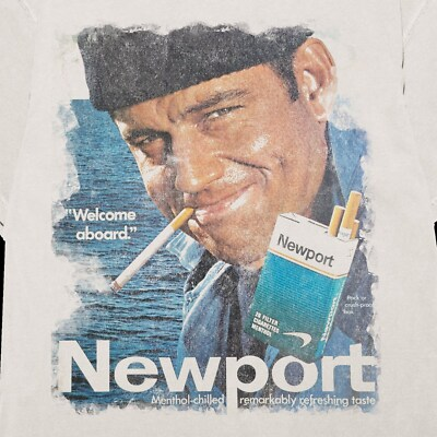 #ad Vintage Newport Cigarettes Sailor Shirt Gifts for Smokers Vintage Gifts $19.95