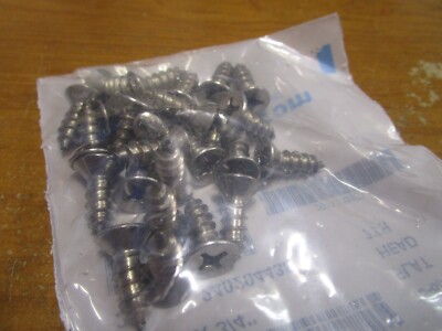 #14-10 x 3/4'' Phillips Flat Head 18-8 Type A Point SS Sheet Metal Screw QTY 25