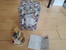 Cherished Teddies EVERYONE HAS THEIR OLD FRIENDS TO HUG Joseph Figurine.