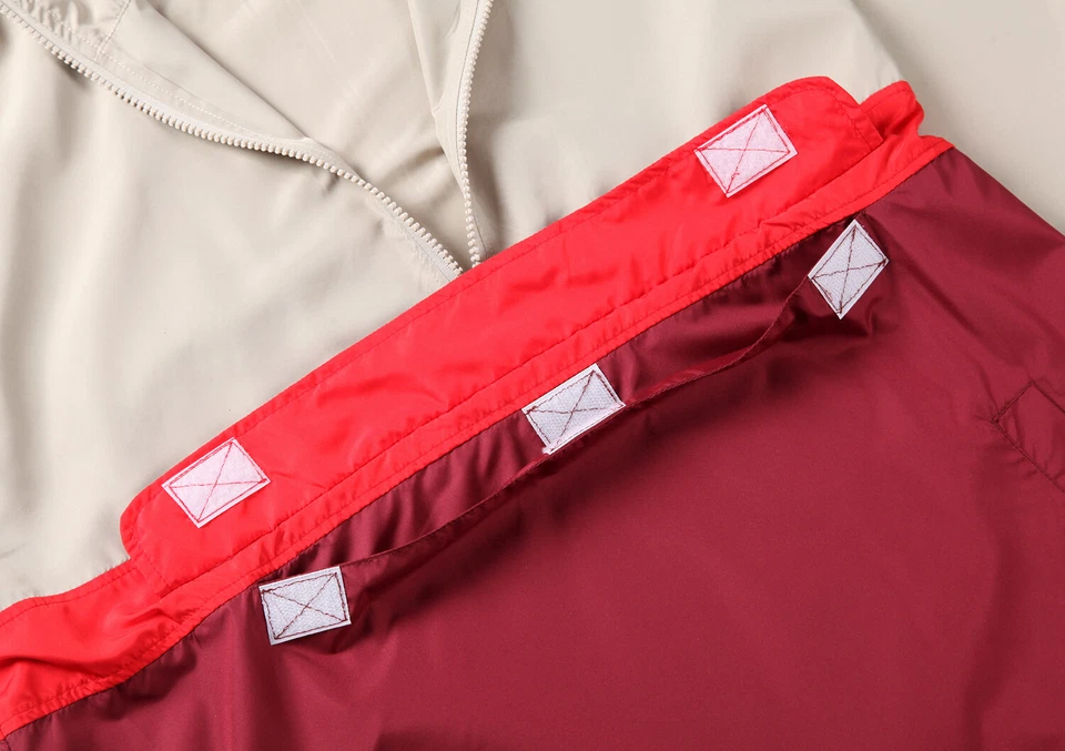 Красивый гигантский мужской легкий ветровка толстовка с капюшоном молнии пуловер туристическая куртка - Изображение 4 из 4