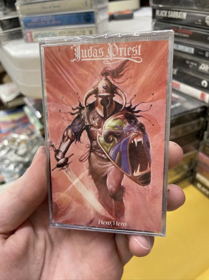 JUDAS PRIEST HERO HERO Cassette Tape 1981 Compilation Rare SEALED - Image 4 of 4