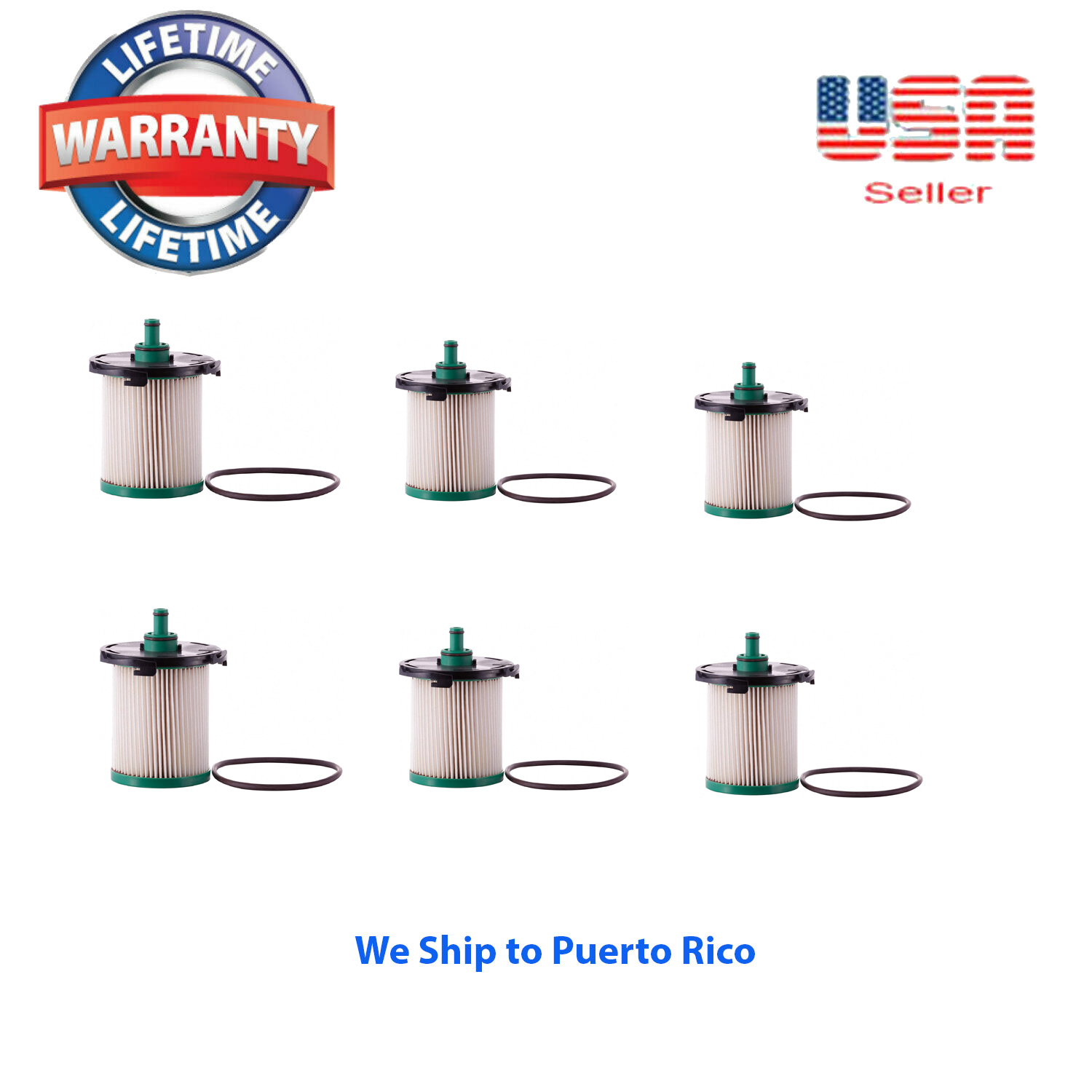 6 X FD4621 Filtro De Combustible Apto Ford TRANSIT 150 TRANSIT 250 